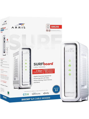 New ARRIS SURFboard SB8200 DOCSIS 3.1 Multi‑Gig Cable Modem